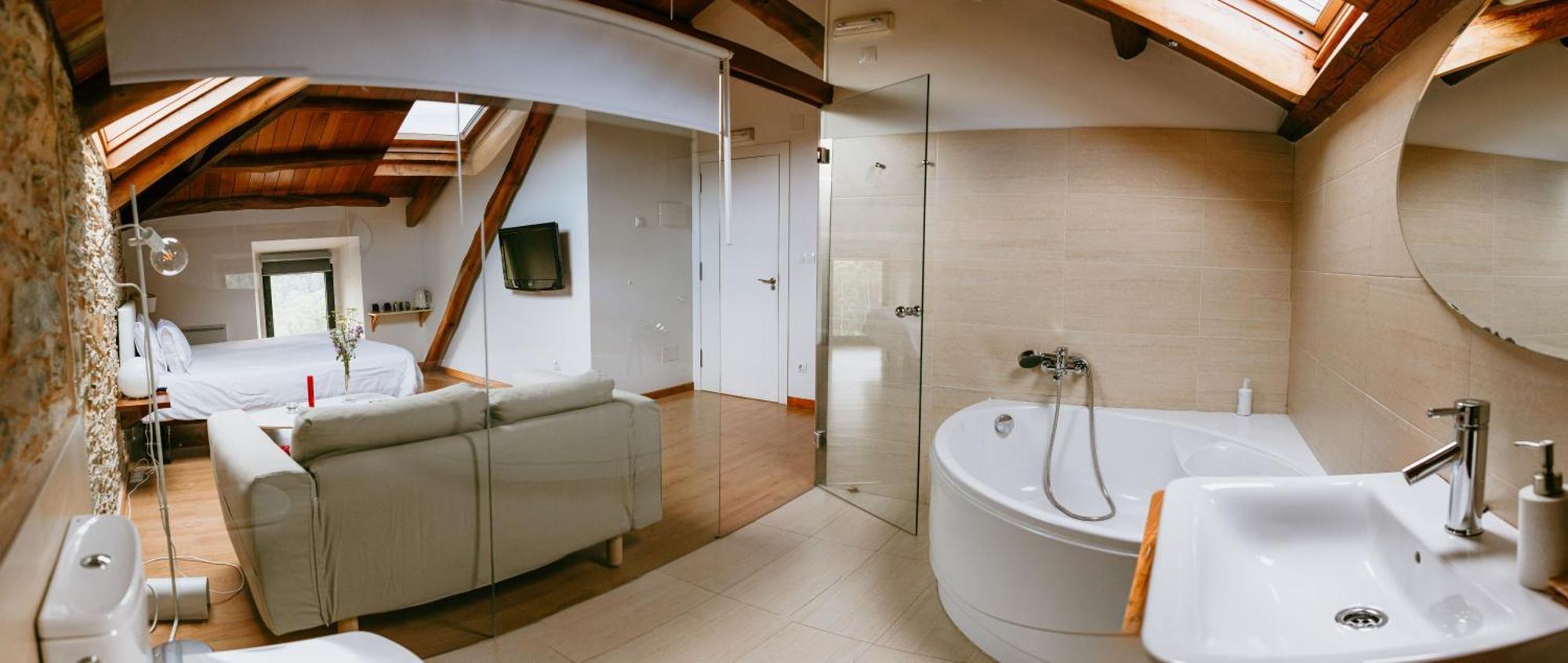 Hotel El Castano Dormilon Santa Marta de Ortigueira Buitenkant foto
