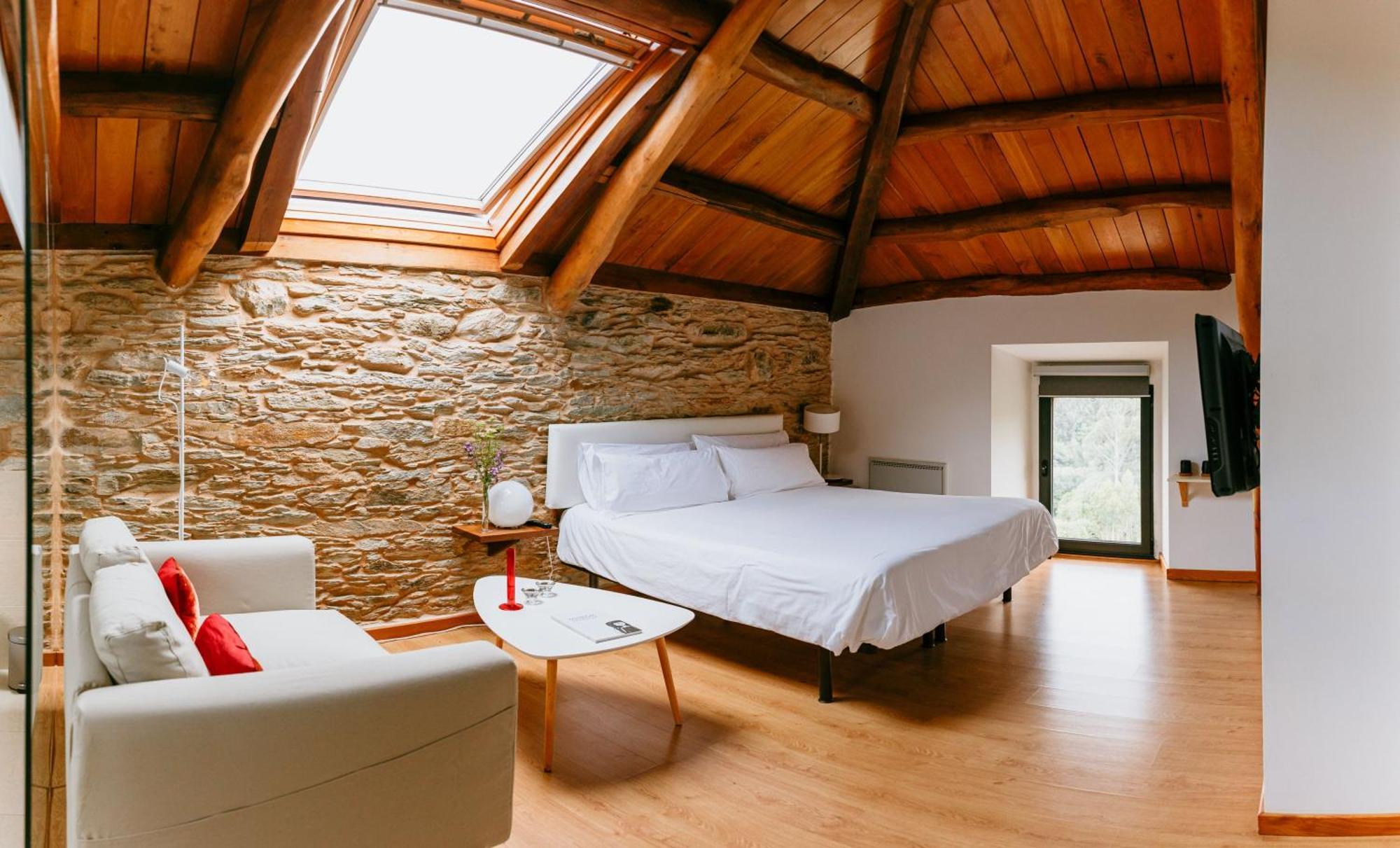 Hotel El Castano Dormilon Santa Marta de Ortigueira Buitenkant foto